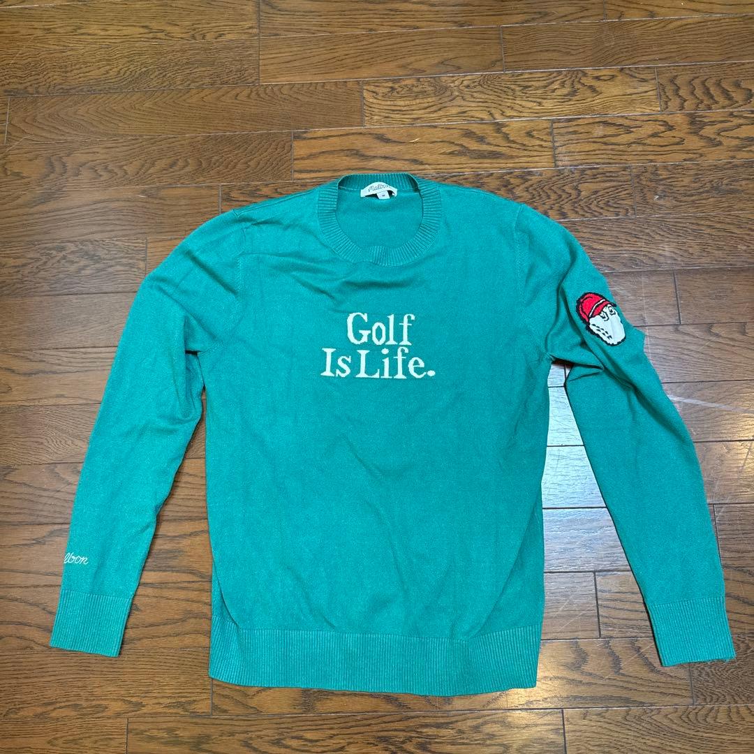 Malbon ゴルフセーター M ターコイズ Malbon Sorrel Golf Sweater Forest - 25 Men – Golfio