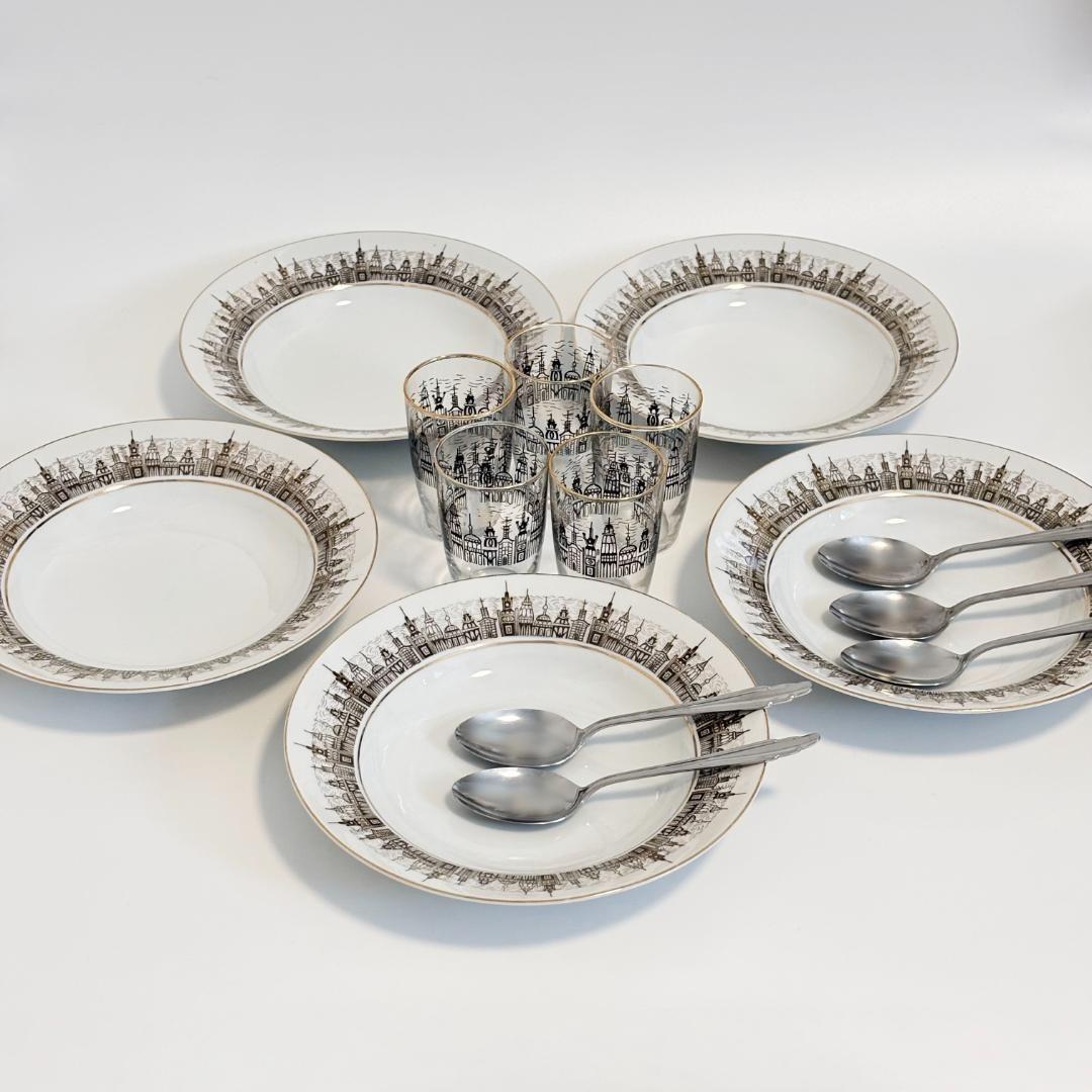 NARUMI 金彩 プレート&グラスセット ビルディング - メルカリ