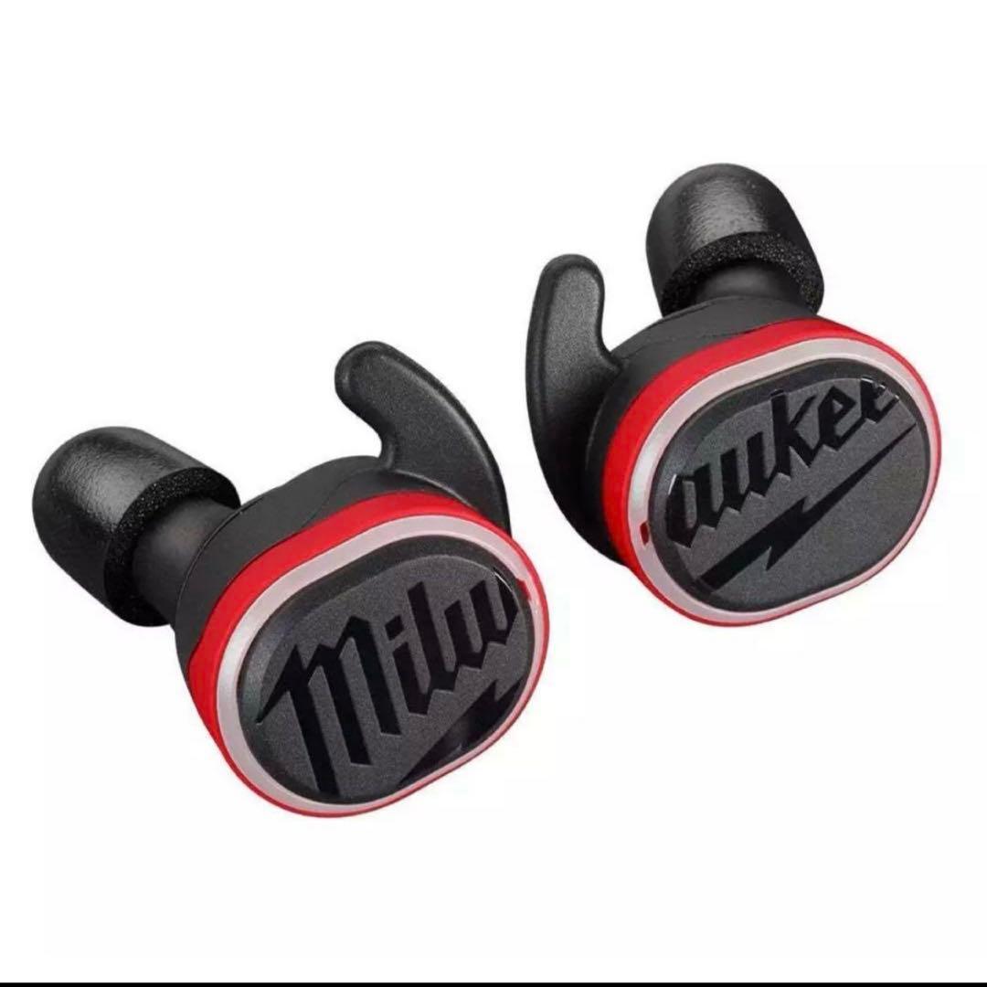 【激レア！】ミルウォーキー Milwaukee ワイヤレスイヤホン イアフォン milwaukee Bluetoothイヤホン🎧 見た目カッコ良し👍 音質も個人的は