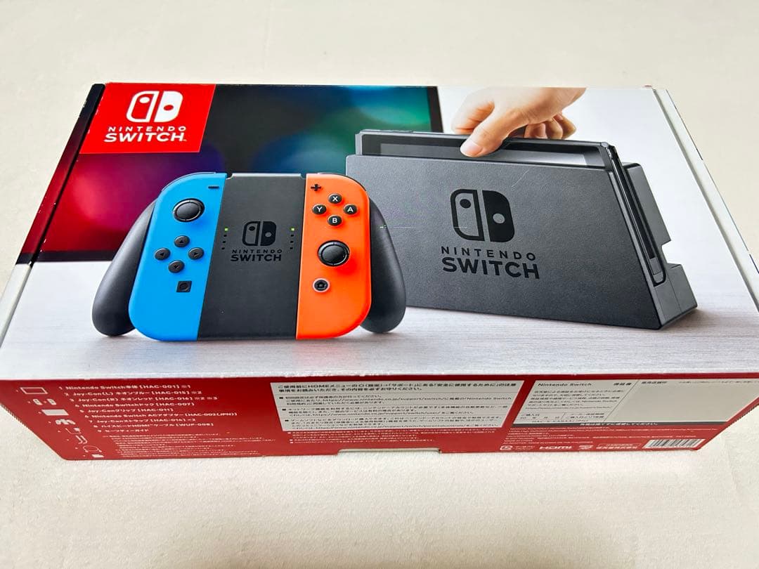 Nintendo Switch 本体 ネオンブルー/ネオンレッド - メルカリ