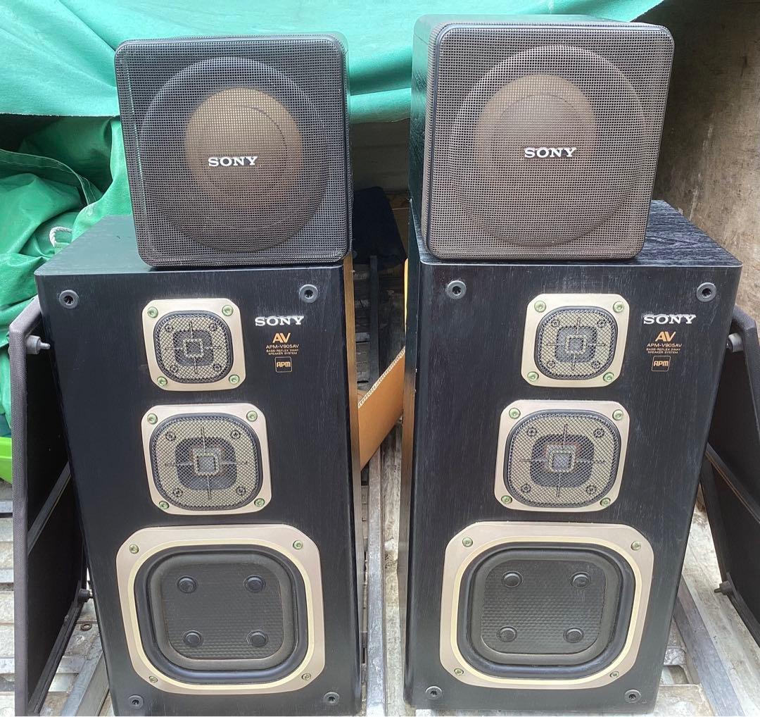 SONY スピーカー4点セット(APM-V905AV×2・SS-V90AV×2） - メルカリ