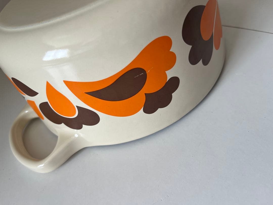 廃盤 ルクルーゼ ココットロンド ピーコック オレンジ 18cm - メルカリ