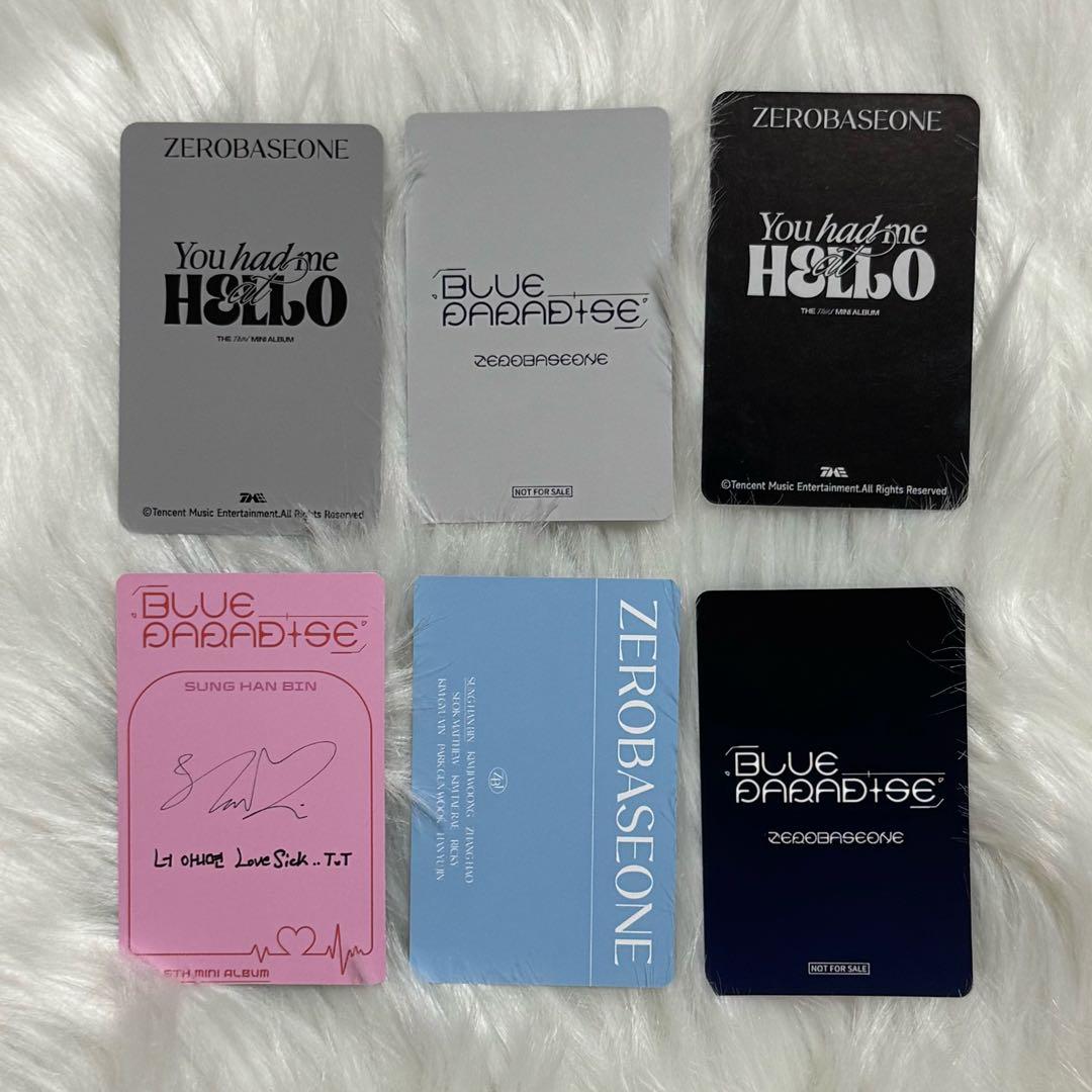 ZB1 ゼベワン ソンハンビン トレカ セット まとめ売り - メルカリ