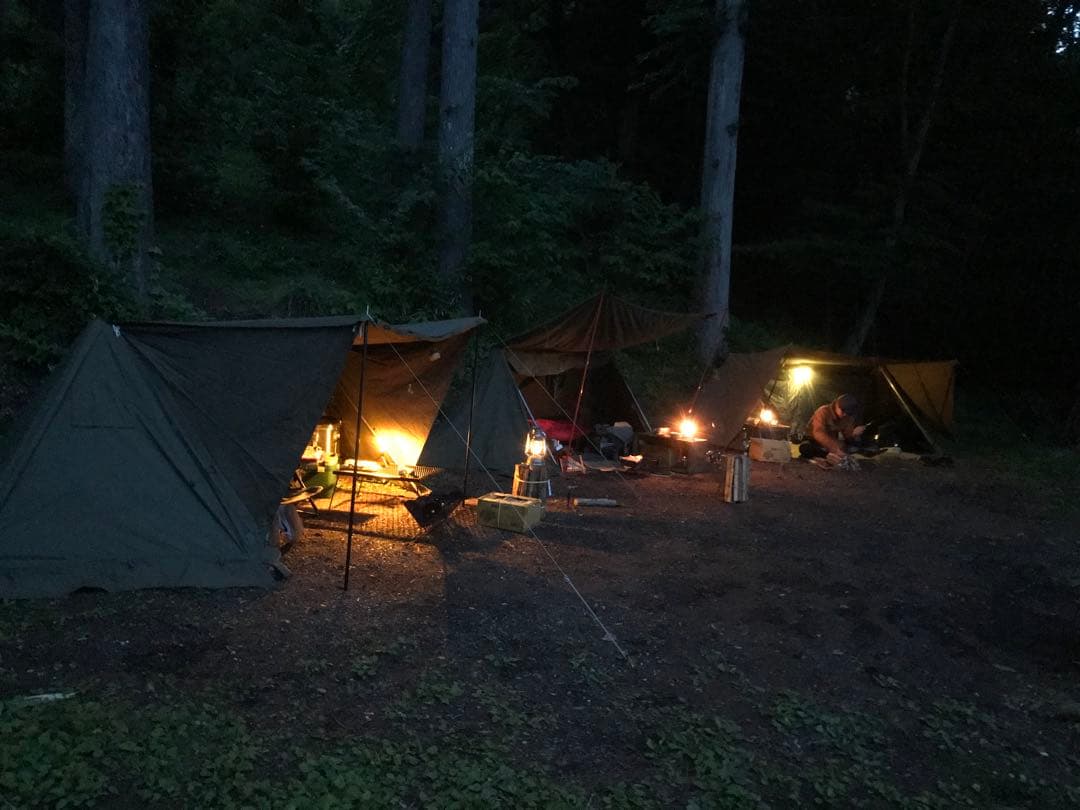 取説付《テンマク大炎幕 仕様》二股フレーム＋棟ポール　らくらく設営快適空間