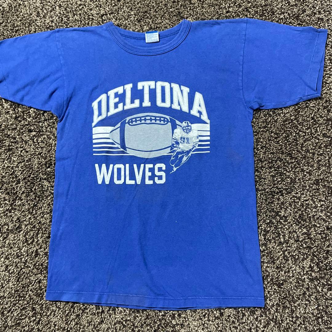 USA製 90s Champion 青タグ ビンテージTシャツ フットボールT - メルカリ