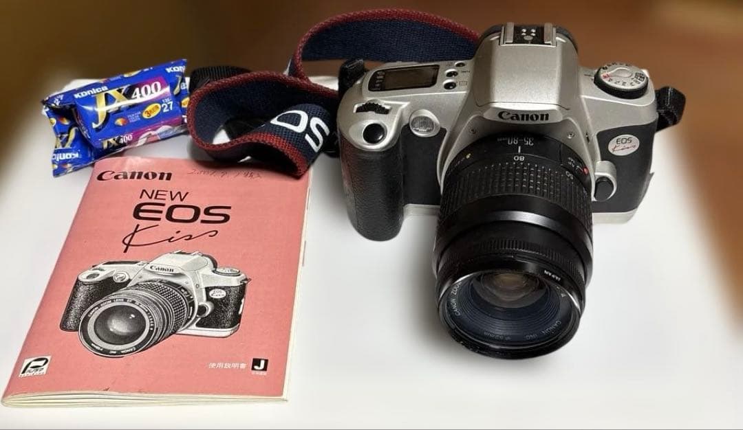Canon NEW EOS Kiss 一眼レフ フィルムカメラ - メルカリ
