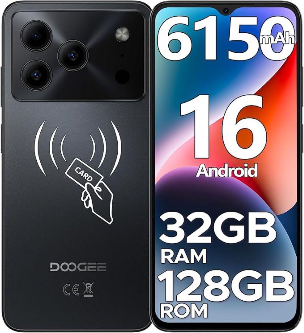 Android 16 スマホ 6.56 インチ SIMフリー 2TB拡張 新品 Amazon.co.jp: 【最新 Android 16 スマホ】DOOGEE Note56 plus