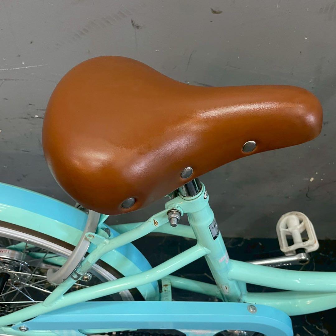 【1】《一般車》子供用自転車 silver ring cute ミントグリーン