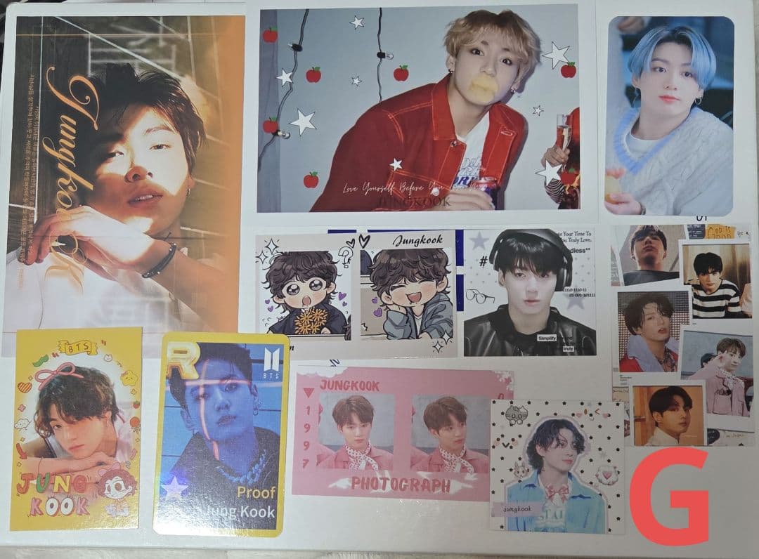 BTS グク おもしろ トレカ 他 G セット - メルカリ