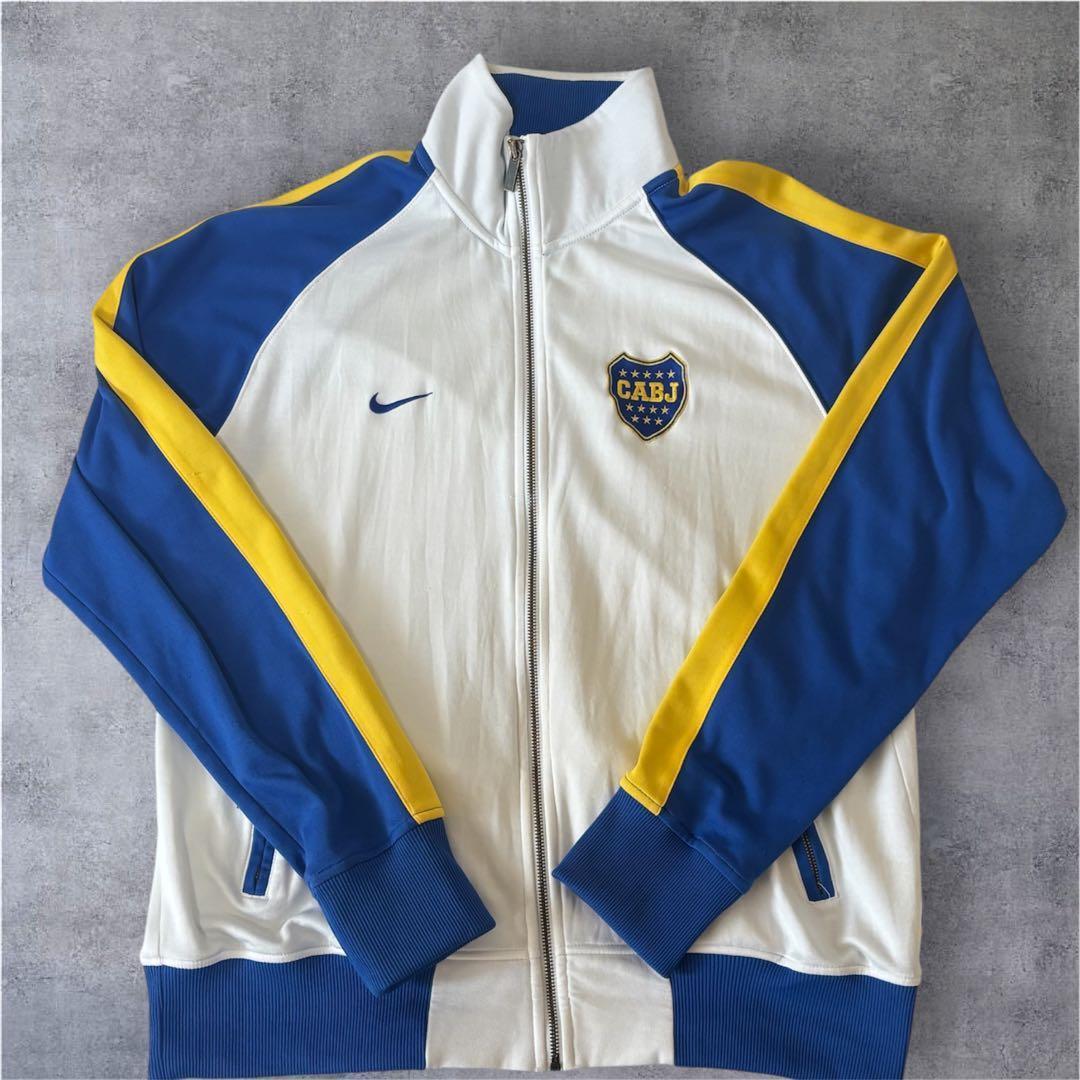 Boca Juniors フットボールジャケット ナイキ L 00s - メルカリ