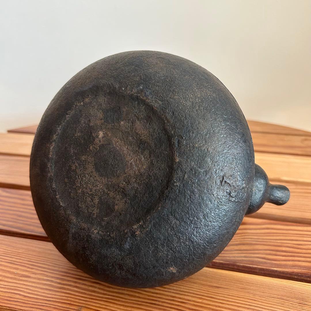 【名品・入手困難】南部鉄器 釜定 鉄瓶「新珠 肌」1.5L 刻印有 宮伸穂