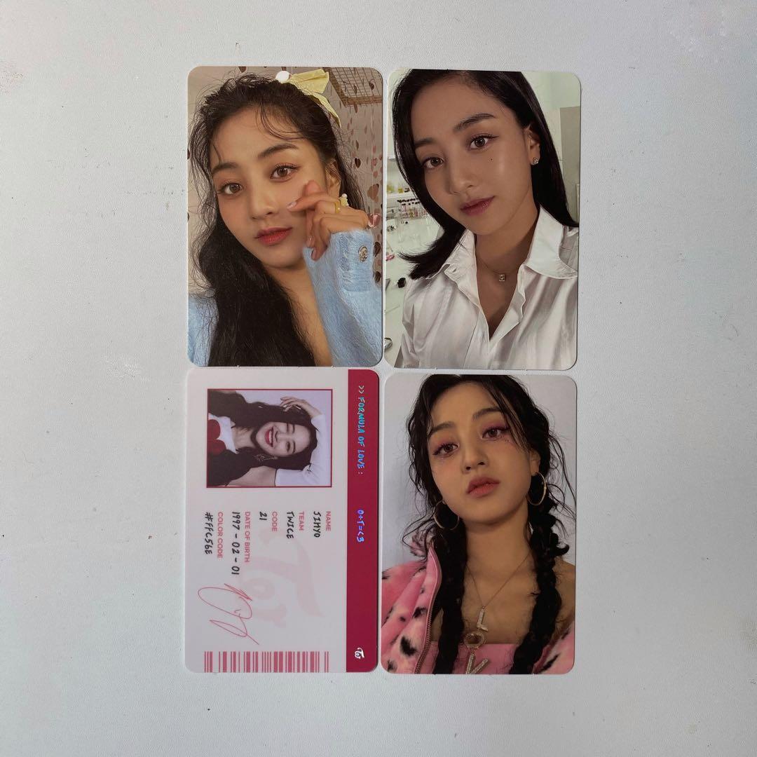 twice ジヒョ トレカセット formula of love - メルカリ