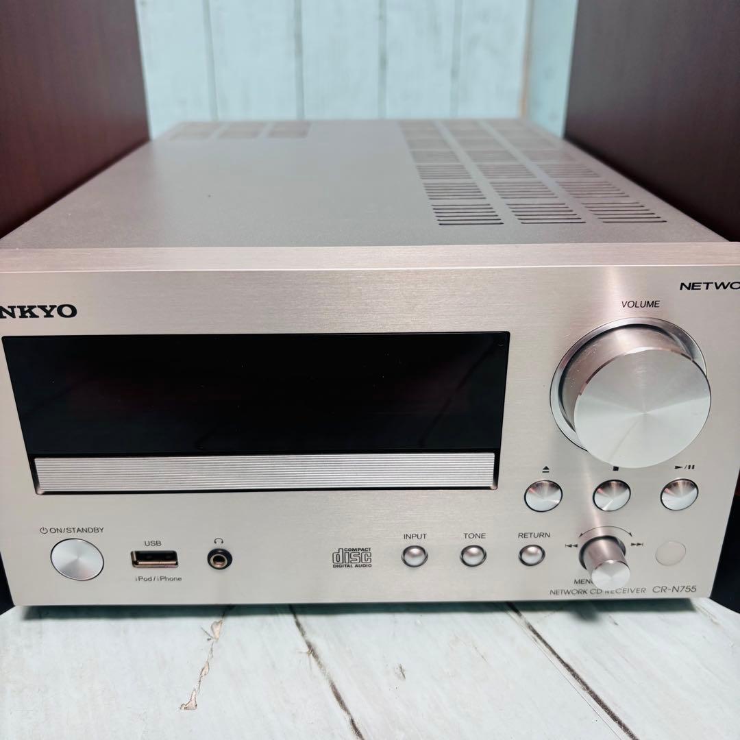 オンキョー ONKYO CDコンポ CR-N755 ミニコンポ レシーバー 美品