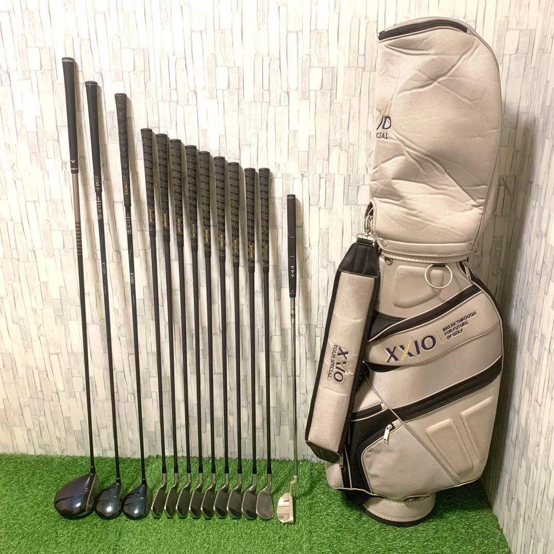 ゼクシオ希少バッグ付 XXIO8 メンズゴルフクラブセット豪華13本 初心者