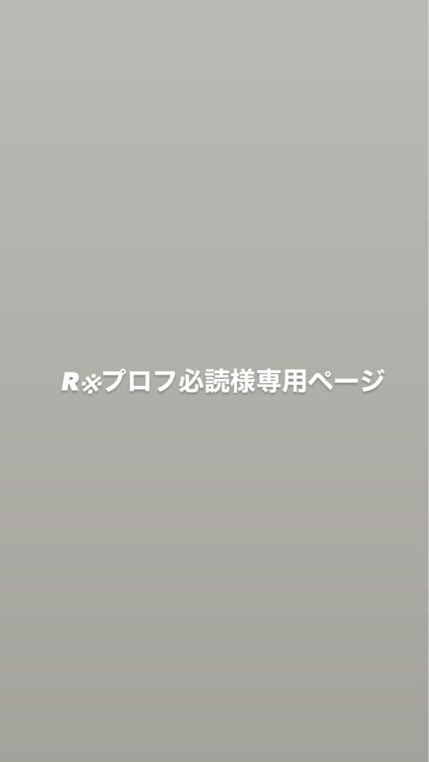 R※プロフ必読ページ プロフ必読専用 2026年最新】プロフ必読様専用の人気アイテム - メルカリ