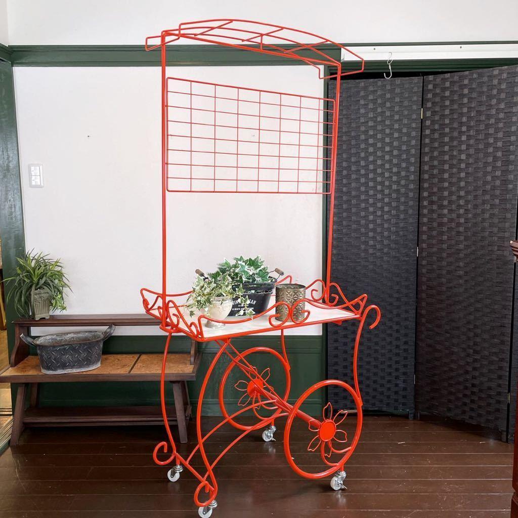 r118 ディテールにこだわったエレガントな雰囲気のワゴン ディスプレイワゴン ワゴン｜2wayディスプレイワゴン クリア - territory