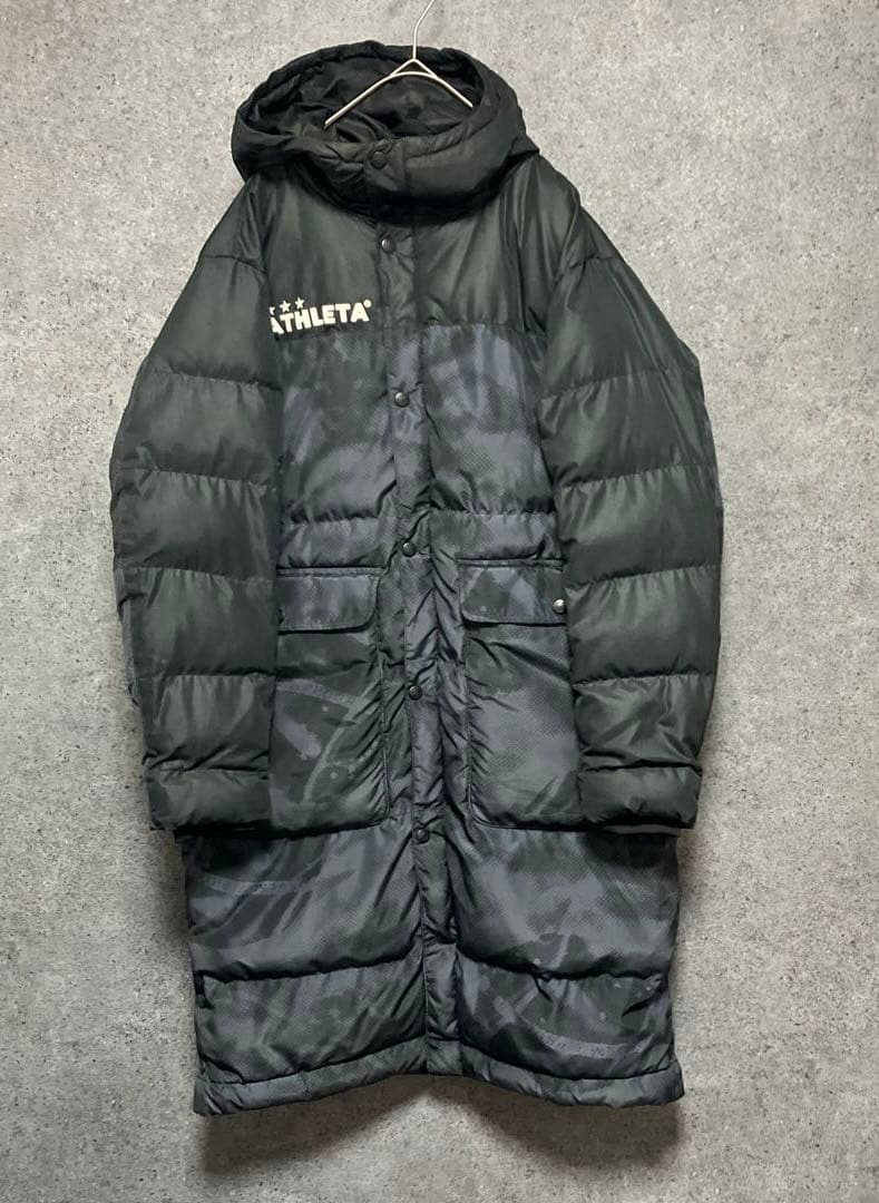 ATHLETA アスレタ サッカー フットサル ベンチコート カモフラ S