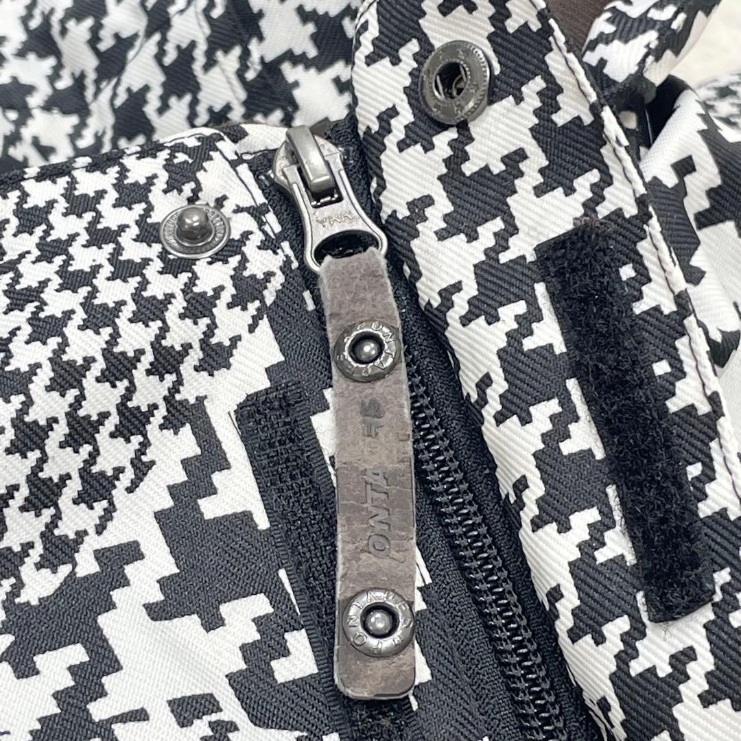 ポンタペス スノボウェア スキーウェア つなぎ 千鳥格子 総柄 Y2K