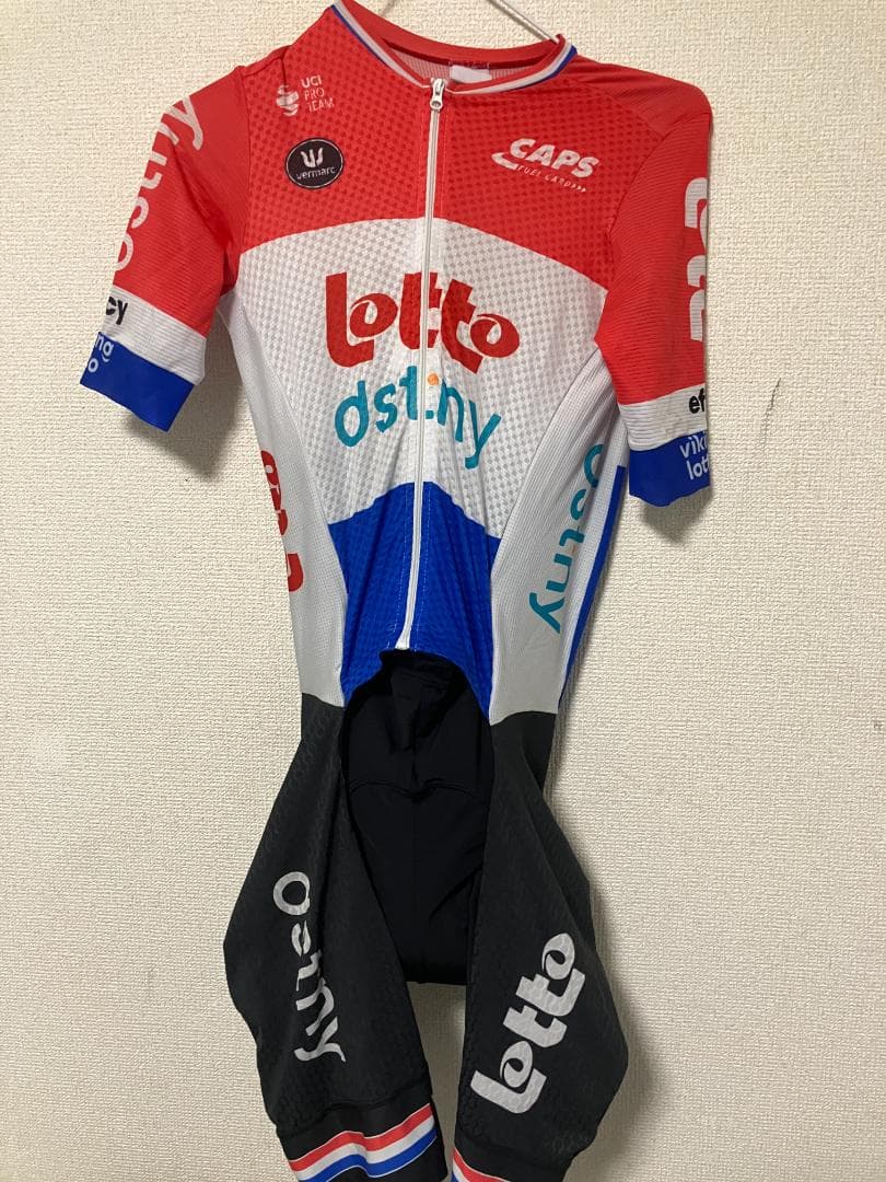 選手支給品】Lotto Dstny サイクルジャージ ワンピース - メルカリ