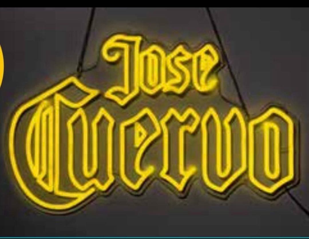 ホセ クエルボ LED ネオンサイン Jose Cuervo ロゴサイン 黄色 - メルカリ