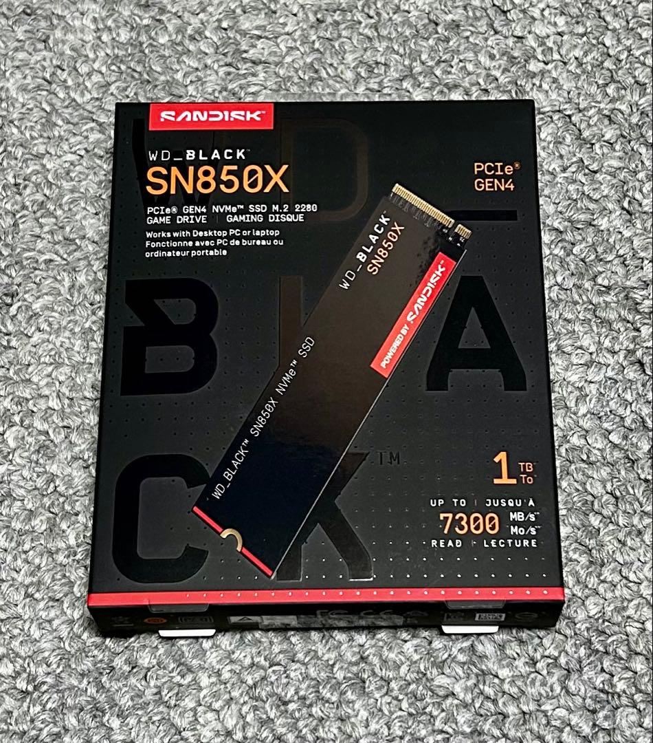 新品未使用 WD Black SN850X NVMe 1TB Amazon | WD_BLACK 1TB SN850X NVMe 内蔵型ゲーミングSSD ソリッド