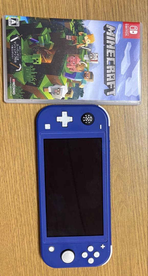 Nintendo Switch Lite ブルー Minecraft付き - メルカリ