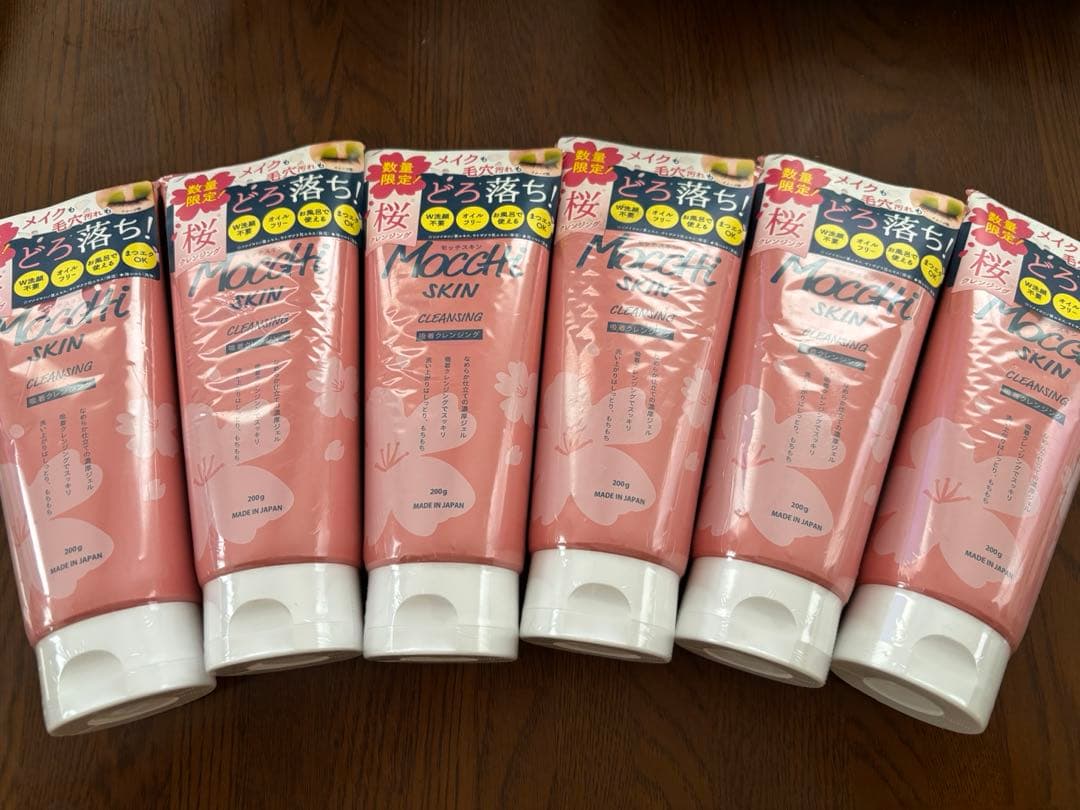 MOCCHI SKIN 吸着クレンジング　桜　限定　６本 5721-51-