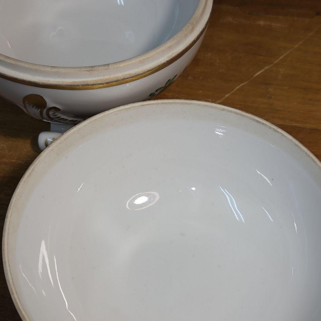 Herendヘレンド アポニーグリーン ボンボニエール 蓋物 小物入 脚付 猫