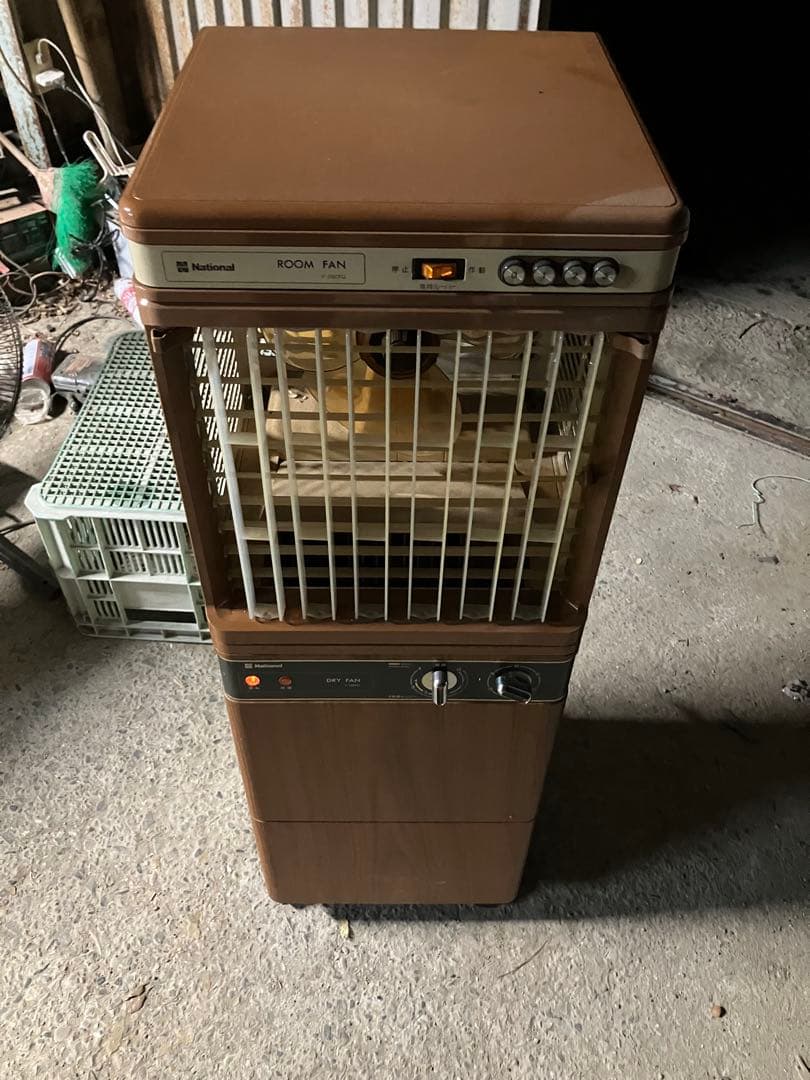 レトロ　2段式 ナショナル ドライファン ナショナル 扇風機 昭和レトロ F-30K2K インテリア 置物 昭和家電