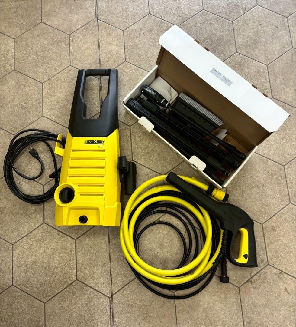 極美品 KARCHER 高圧洗浄機本体 K2.250 オプションホース付き 廃番・販売終了商品 高圧洗浄機専門店 ヒダカショップ