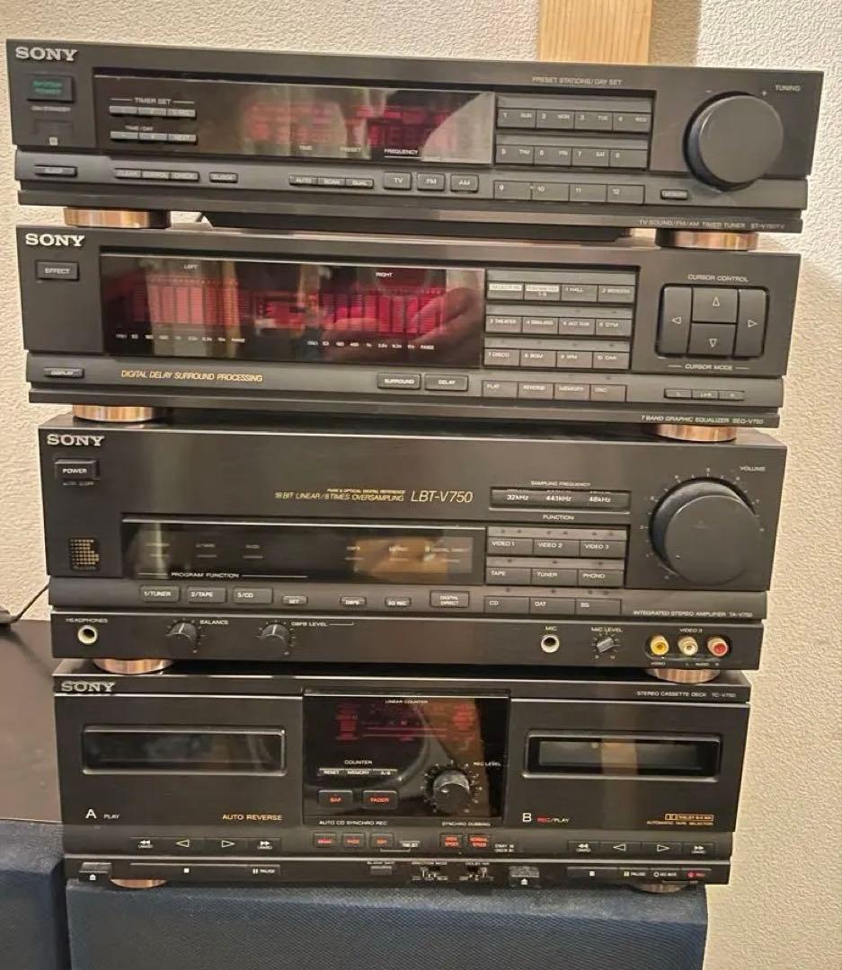 【ジャンク品】SONY LBT-V750 システムコンポ　ソニー Yahoo!オークション -「sony lbt-v750」(システムコンポ) (オーディオ