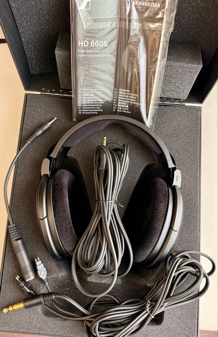 Sennheiser HD 660S ヘッドフォン 新品純正イヤーパッド付