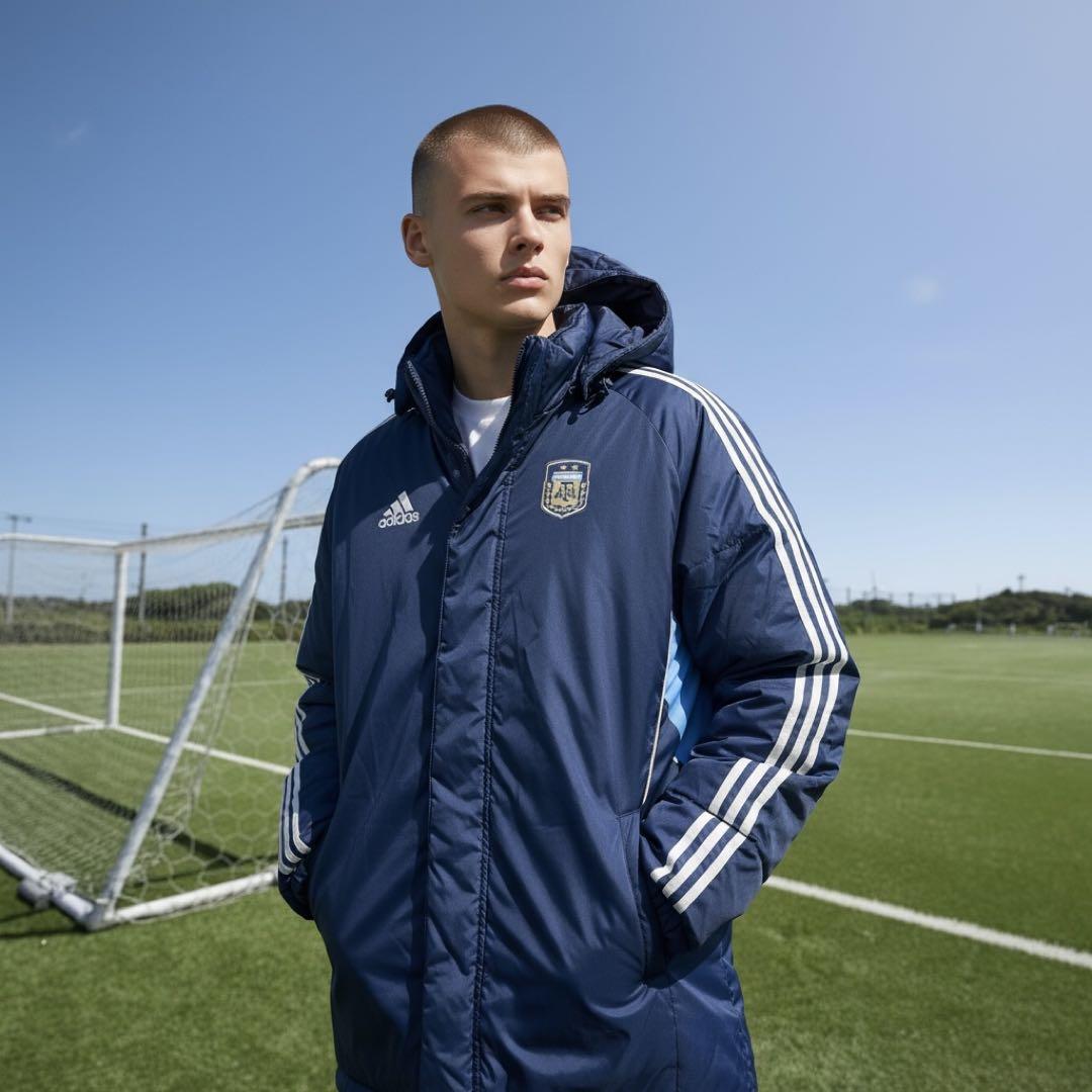 超レア！サッカー アルゼンチン代表 ベンチコート メンズL アディダス