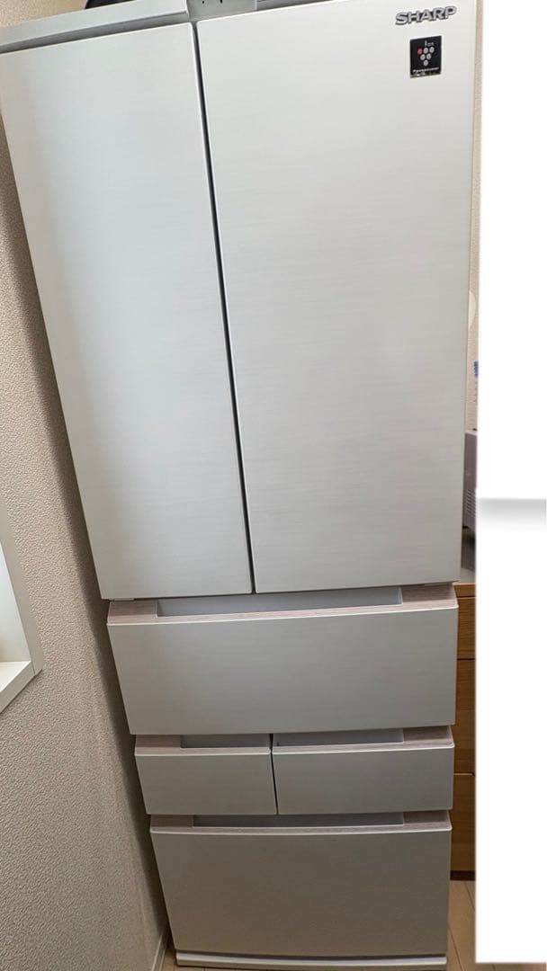 値下げ！SHARP 冷蔵庫 457L 大型冷蔵庫　2021年製 シャープ 冷蔵庫 457L 観音開き 6ドア 幅65cm メタルドア 大容量冷凍室