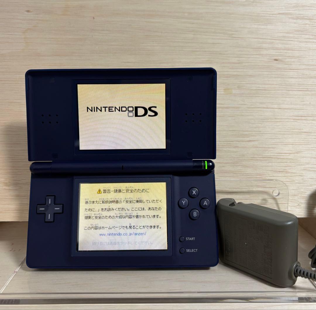 美品！ ニンテンドーDS Lite 紺 本体 - メルカリ