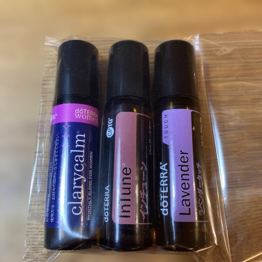doTERRA エッセンシャルオイル ロールオン 3本セット クラリカーム