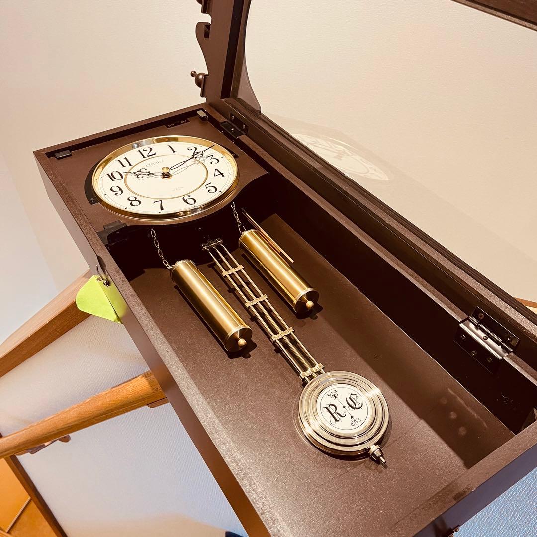 CITIZEN 振り子時計 ストロークN 報時付き 4MJ807-N06 - メルカリ