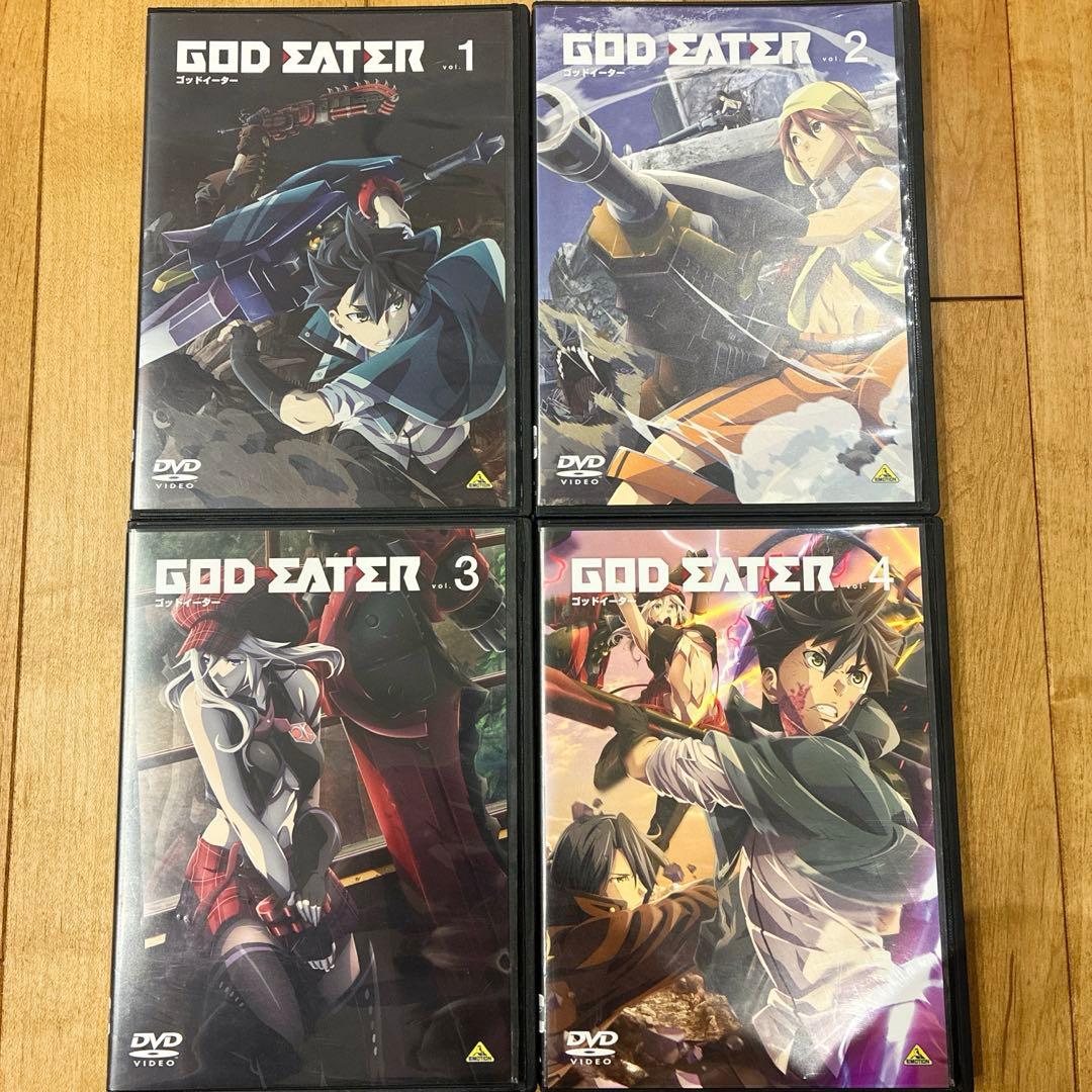 GOD EATER ゴッドイーター 全4巻セット DVD アニメ 匿名配送 - メルカリ