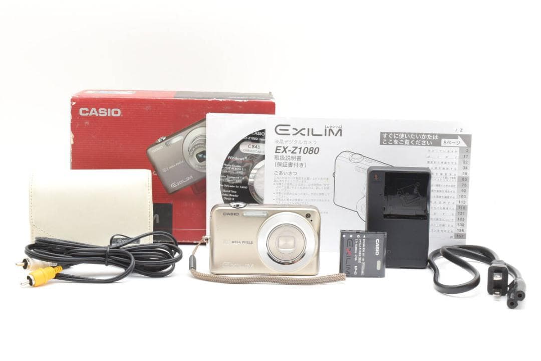 美品 カシオ CASIO EXILIM EX-Z1080 ゴールド ＃A419 - メルカリ