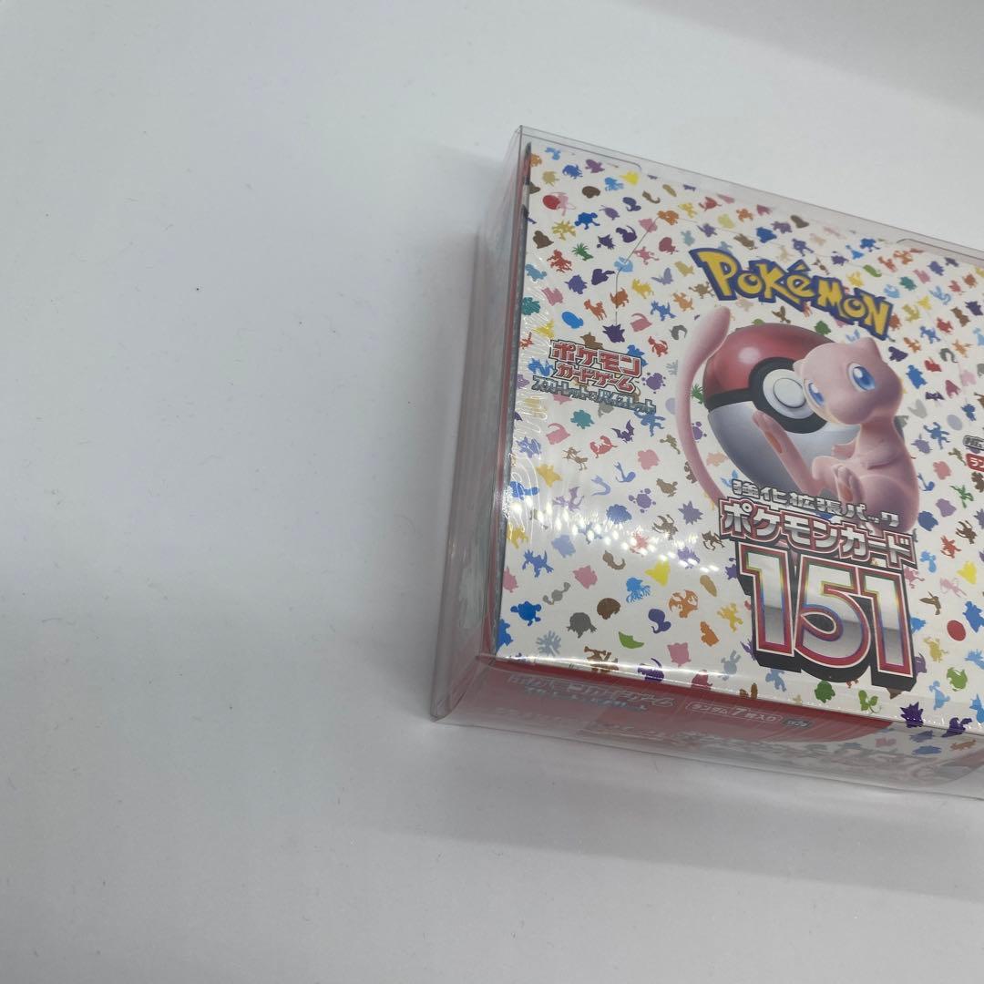新品未開封、未使用】ポケモンカード 151 BOX シュリンク少し破れあり