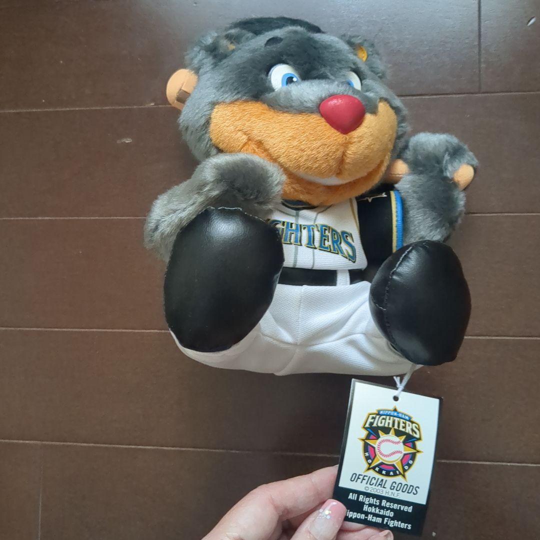 日本ハムファイターズ マスコット ぬいぐるみ ビービー サイン入り