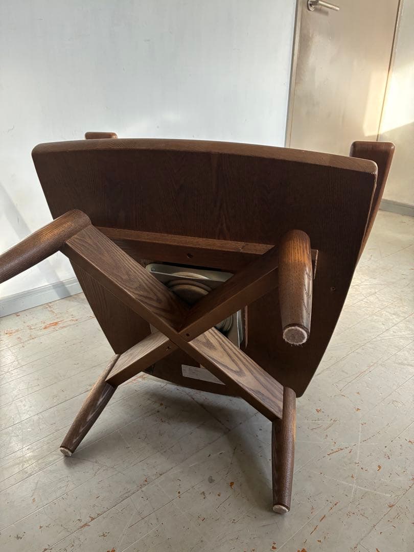 ナガノインテリア ダイニングチェア SKC069ー0WB 回転式 1 - メルカリ