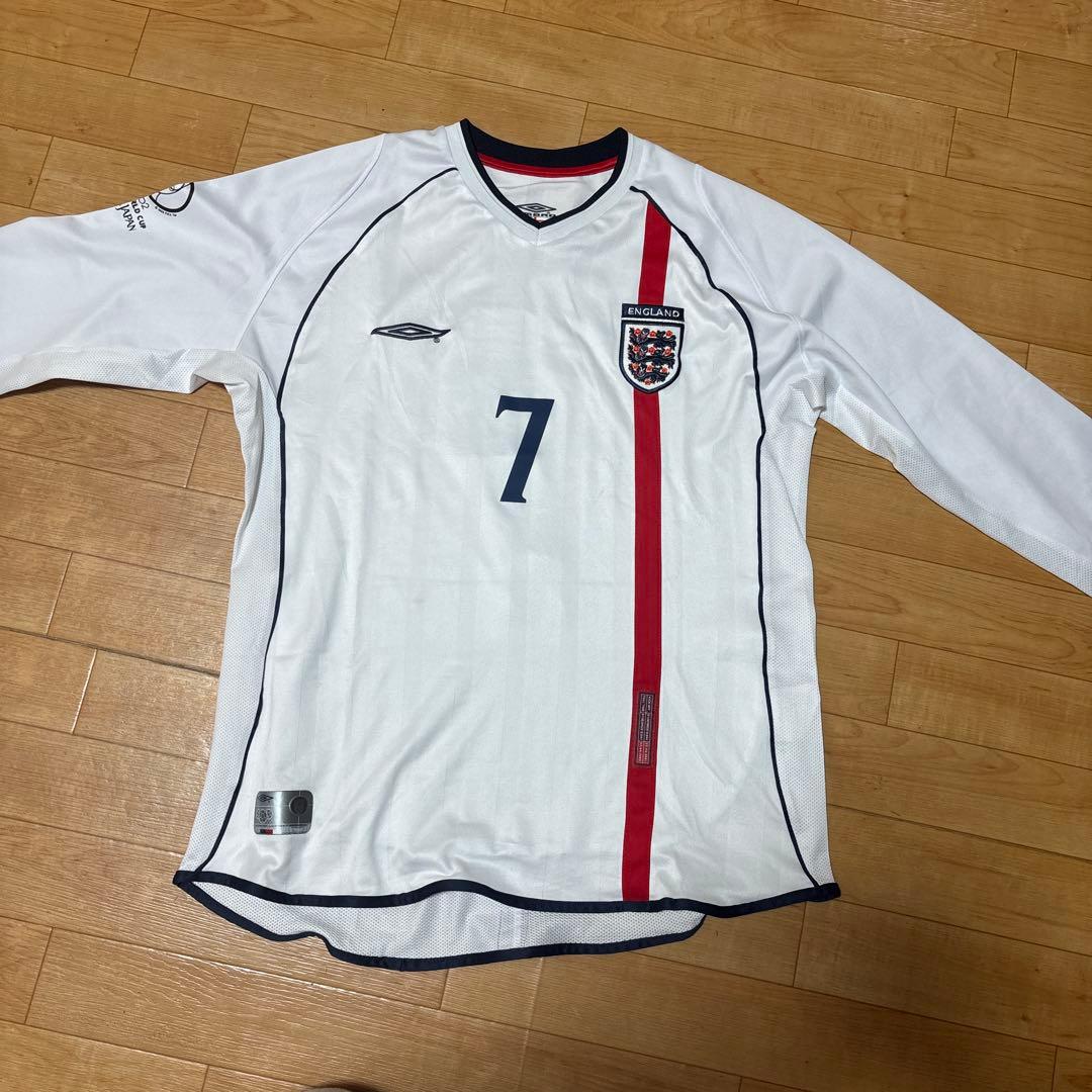 イングランド代表 ベッカムユニフォーム7番 - メルカリ