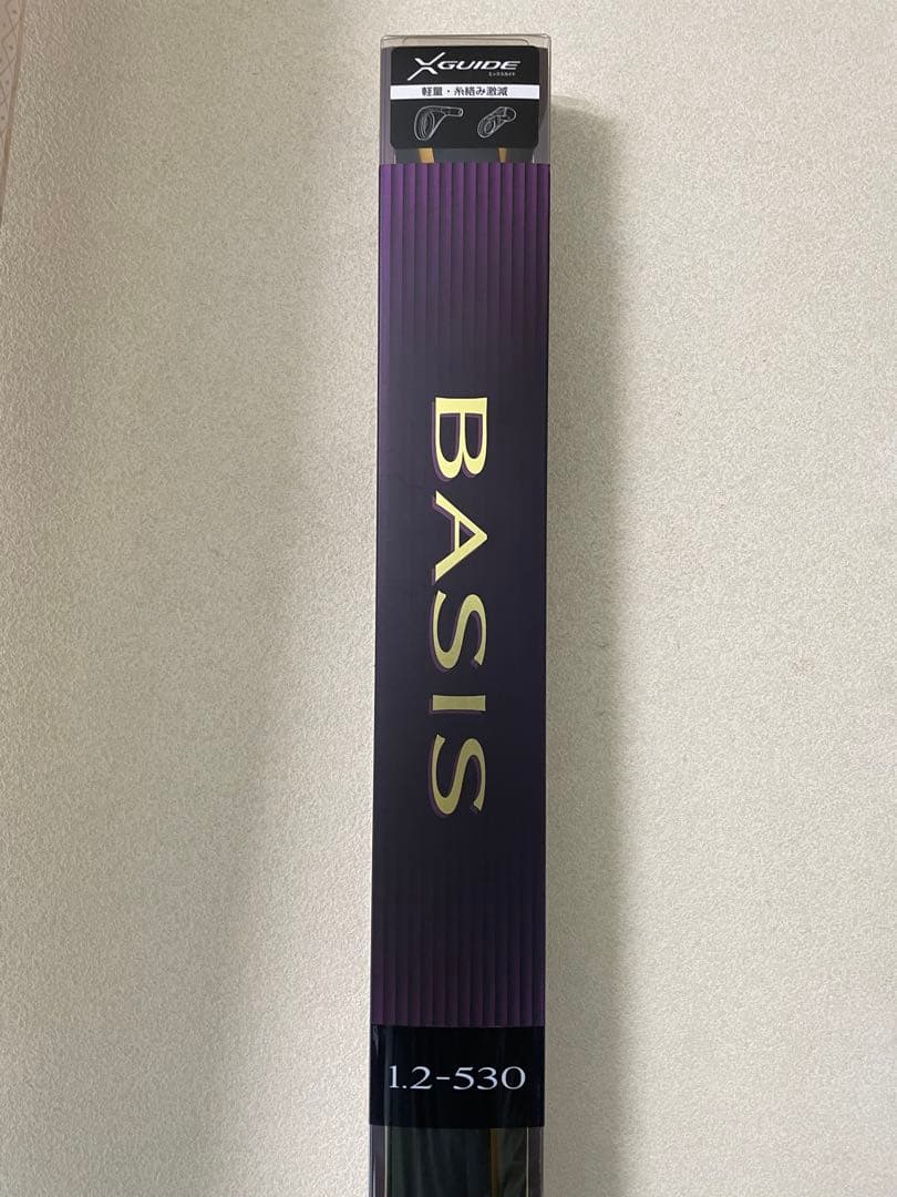 良品】シマノ磯竿 16ベイシス 1.2-530 チタンフレームIMガイド換装