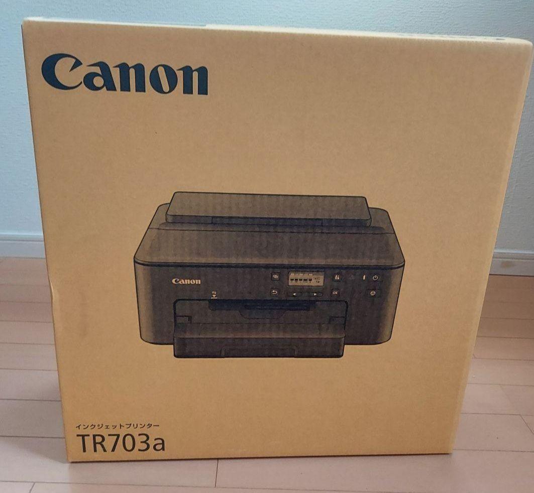 【新品未開封】 キャノン A4インクジェット プリンター TR703a TR703a インクジェットプリンター PIXUS（ピクサス） [カード／名刺
