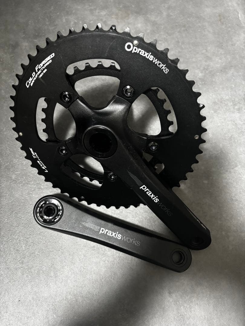 praxis works クランクセット ブラック - メルカリ
