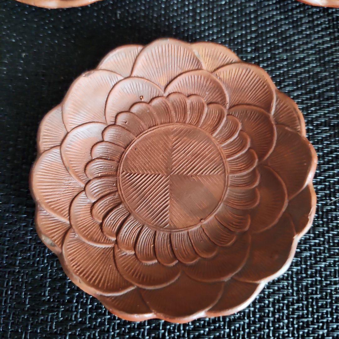 2910 備前焼 煎餅皿 豆皿