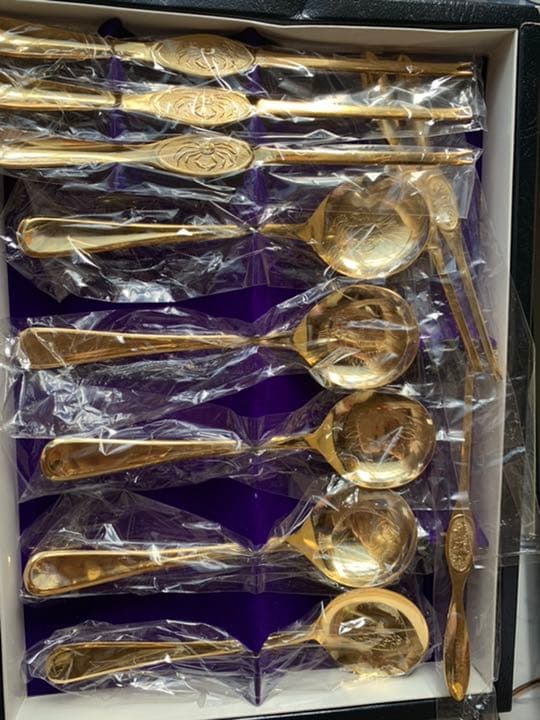 新品箱入り！高級素材　鍋　スプーン　蟹スプーン　セット　18-8金 しおそう 【ヤフショオリジナル】豪華カニ入り 海鮮 鍋セット 7種の具