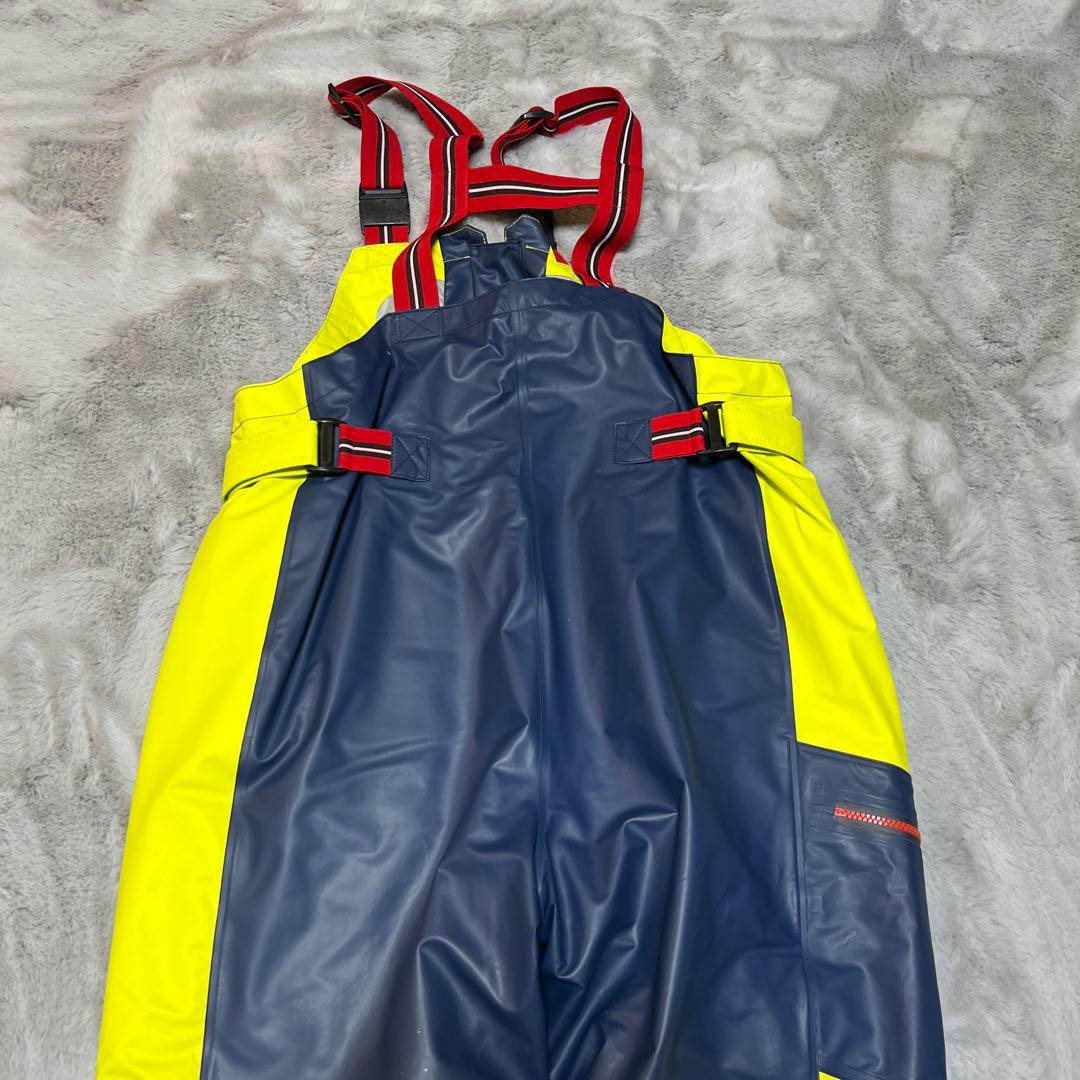 美品 シマノ RB-035N マリンコールドウェザースーツネイビー/イエロー