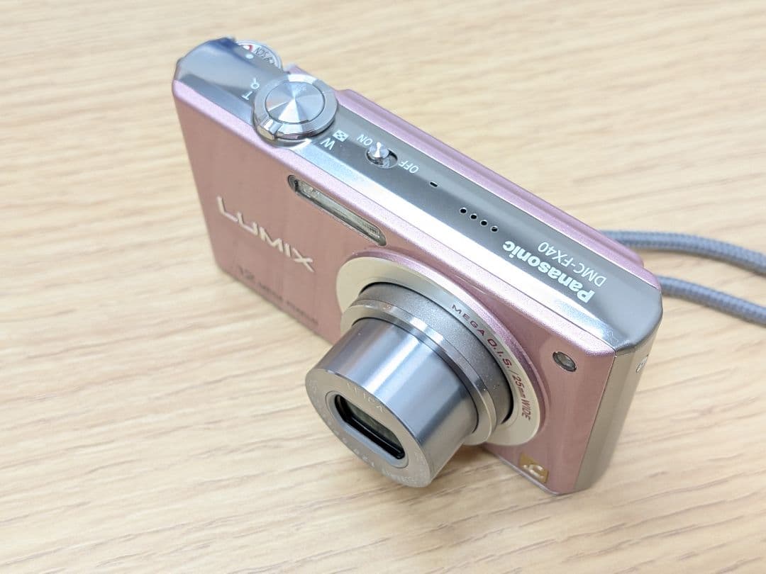 動作OK】Panasonic LUMIX DMC-FX40 スイートピンク 【動作OK